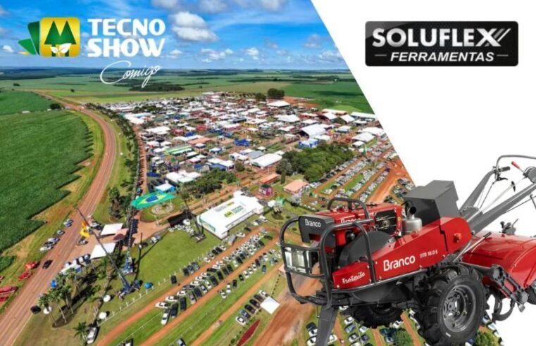 Soluflex Ferramentas participa da Tecnoshow Comigo 2025 no estande da Branco Motores