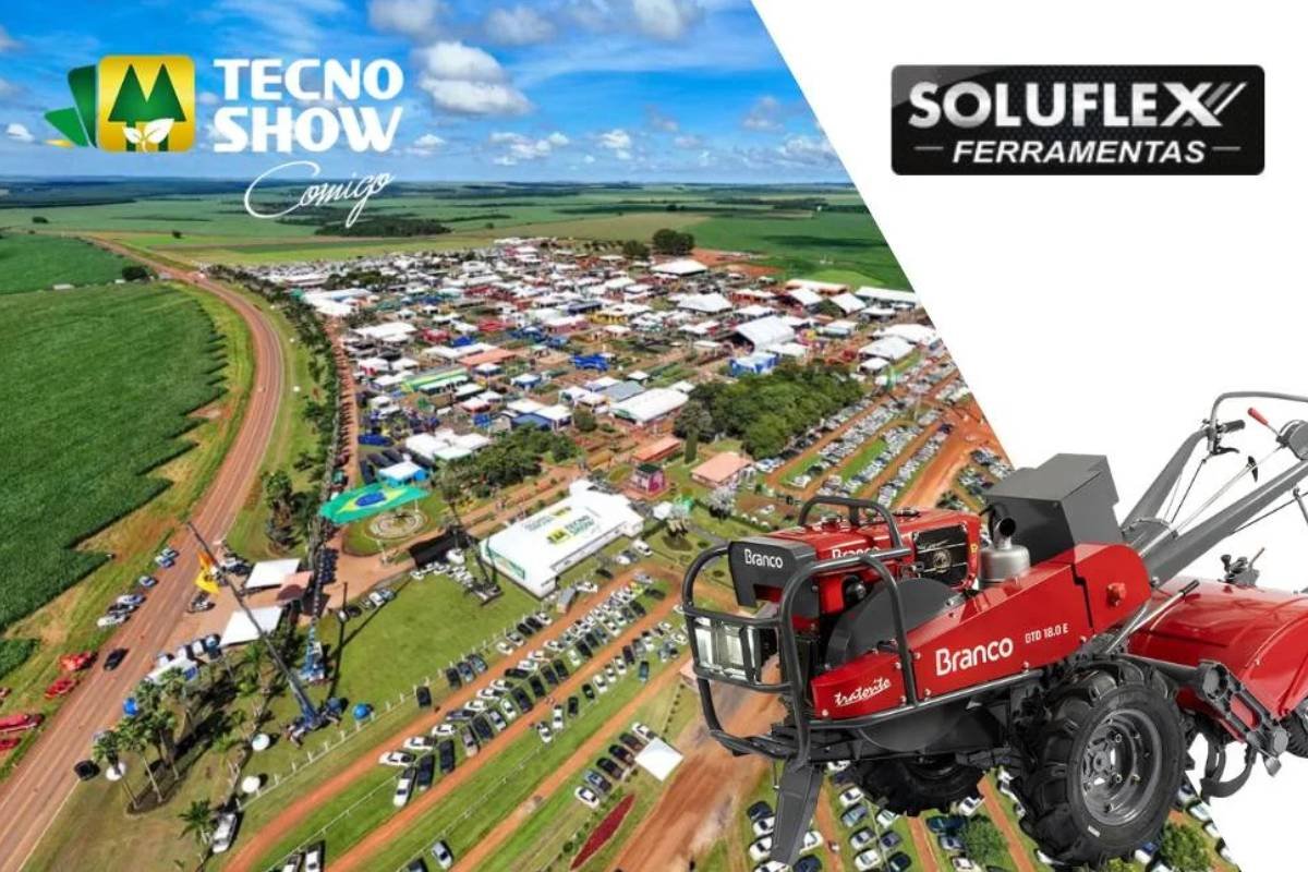 Soluflex Ferramentas participa da Tecnoshow Comigo 2025 no estande da Branco Motores