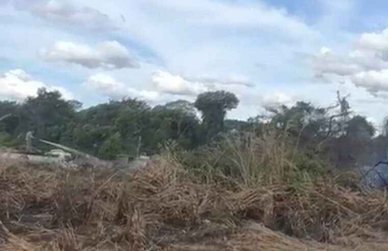 Segunda-feira de incêndios mobiliza aviões na zona rural de Rio Verde