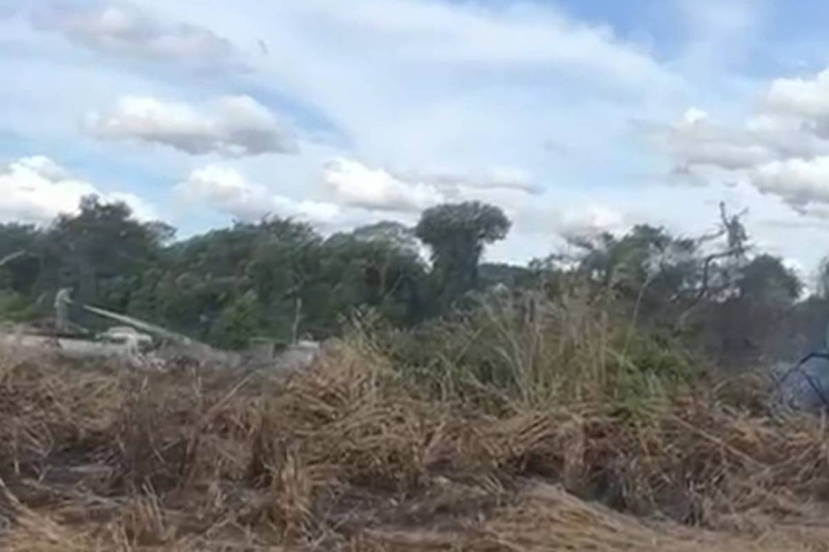 Segunda-feira de incêndios mobiliza aviões na zona rural de Rio Verde
