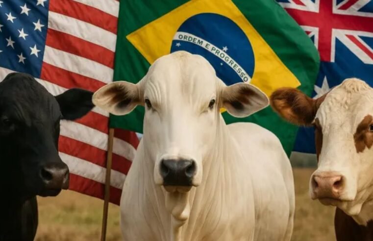 Alinhamento inédito da pecuária entre Brasil, Estados Unidos e Austrália deve redefinir mercado global de carne