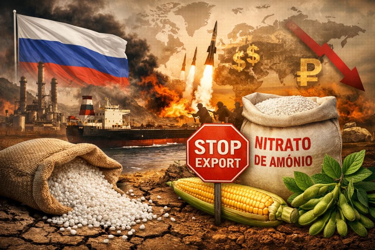 Crise global de fertilizantes se agrava com restrições da Rússia e tensões no Oriente Médio