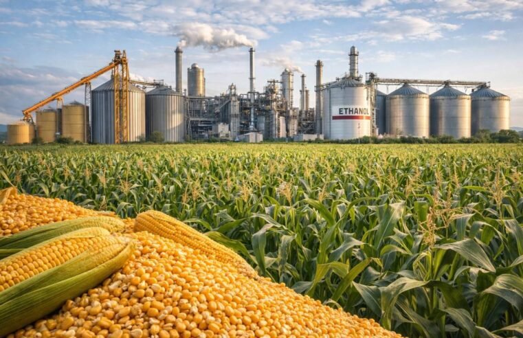 Expansão do etanol no Brasil intensifica demanda por milho e reposiciona a matriz de bioenergia