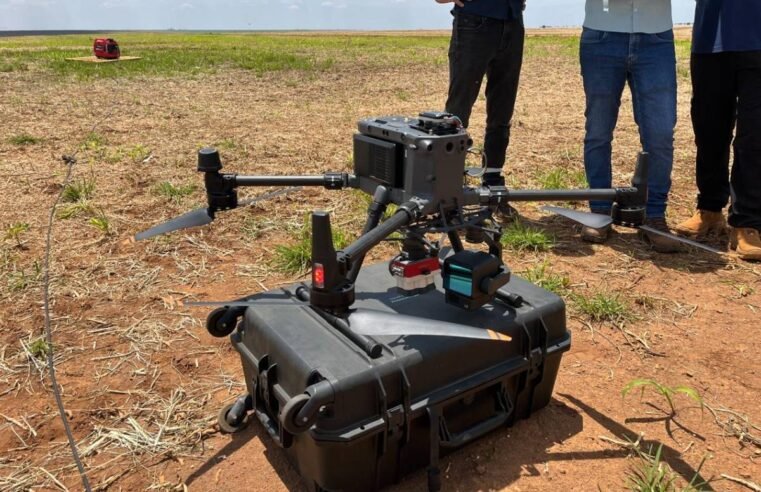 Lavoura em Goiás com tecnologia agrícola sustentável e redução de CO2