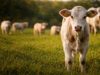Bezerro em pastagem com foco em custos e ágio na pecuária de corte