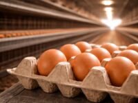 produção e exportação de ovos em granja avícola brasileira